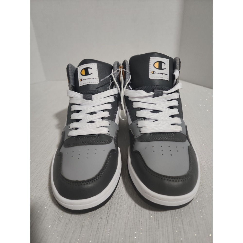 Champion 3ON3 Court High V2  Sneakers Youth Size 4 In Black Gray and Gold